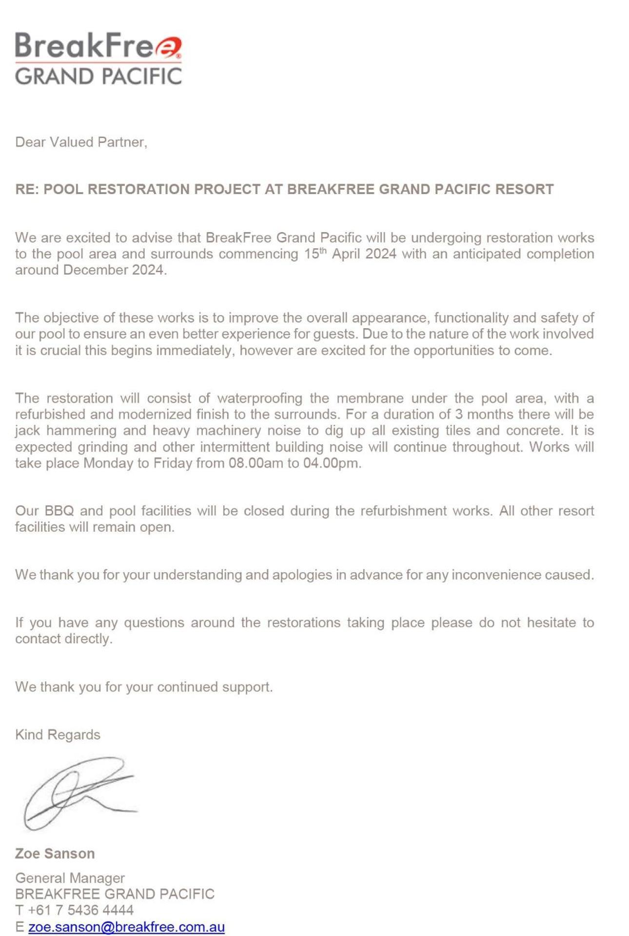 Breakfree Grand Pacific Aparthotel Caloundra Bagian luar foto